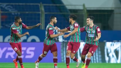 ISL 2021- শুরুতেই টানটান খেলা, ২-১ গোলে এগিয়ে এটিকে মোহনবাগান