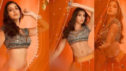 Nora Fatehi | ലെഹങ്കയില് മനോഹരിയായി നോറ ഫത്തേഹി; വസ്ത്രത്തിന്റെ വില 1. 35 ലക്ഷം രൂപ !
