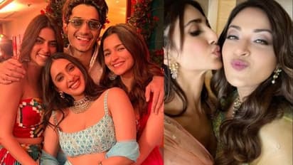 Alia Bhatt, Athiya Shetty, Vaani Kapoor dance at Anushka Ranjan, Aditya Seal’s sangeet ceremony, watch