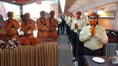 Railways reacts after Sadhus question saffron attire for Ramayana Express train staff