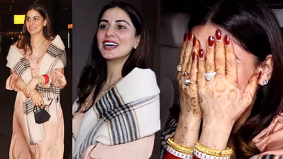 मंगलसूत्र, सिंदूर और बिना मेकअप दिखी नई दुल्हन Shraddha Arya, इन्हें देखते ही छुपाया चेहरा, ये भी आए नजर