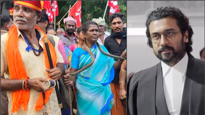 Jai Bhim : കൈയില് പാമ്പും എലികളും; സൂര്യയ്ക്ക് ഐക്യദാര്ഢ്യവുമായി ഗോത്രവിഭാഗങ്ങളുടെ പ്രകടനം