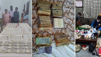 സർക്കാരുദ്യോഗസ്ഥരുടെ വീട്ടിൽ ലക്ഷങ്ങളുടെ കറൻസി, സ്വർണബിസ്കറ്റുകൾ, പുരാവസ്തുക്കൾ: റെയ്ഡിൽ ഞെട്ടി കർണാടക