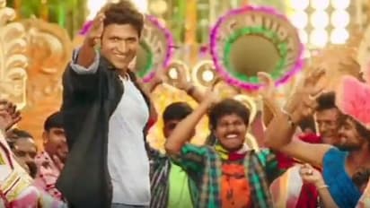 "Puneeth Rajkumar "| RRR பட "நாட்டுக்கூத்து " பாடலுக்கு நடனம் ஆடும் புனித் ராஜ்குமார் ; வைரல் வீடியோ உள்ளே!!