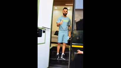 While India sweats it out in Kanpur Test against New Zealand, here's what Virat Kohli is up to (See pictures)