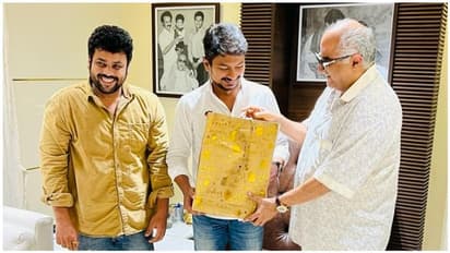 Udhayanidhi: உதயநிதி பிறந்தநாளுக்கு சர்பிரைஸ் கொடுத்த 'வலிமை' தயாரிப்பாளர் போனி கபூர்! வைரலாகும் புகைப்படம்!