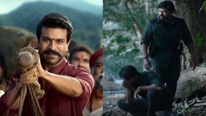 Acharya Teaser: Ram Charan का दिखा सिम्पल और खूंखार लुक, 1 सीन में Chiranjeevi संग ये काम करते दिखे