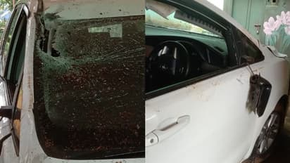 elephant attack : വിനോദ സഞ്ചാര കേന്ദ്രമായ ചിന്നക്കനാലിൽ ടൂറിസ്റ്റ് വാഹനത്തിന് നേർക്ക് കാട്ടാനയാക്രമണം