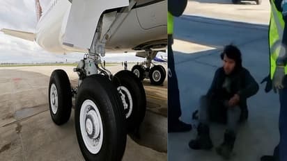 విమానం ల్యాండింగ్ గేర్ లో దాక్కుని.. మూడు గంటలు ప్రయాణం... చివరికి...