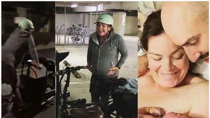 Pregnant Cyclist : നിറവയറോടെ സൈക്കിൾ ചവിട്ടി ആശുപത്രിയിലെത്തി, ഒരു മണിക്കൂറിനകം പ്രസവം; തരംഗമായി എംപി