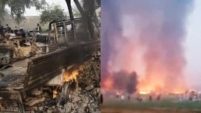 Blasphemy : മതനിന്ദയ്ക്ക് അറസ്റ്റിലായ ആളെ വിട്ടുകിട്ടാന് പൊലീസ് സ്റ്റേഷന് കത്തിച്ച് ആള്ക്കൂട്ടം