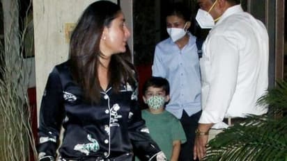 Celebrities spotted: ತಡರಾತ್ರಿಯಲ್ಲಿ ಮಗನ ಜೊತೆ ಮನೆ ಹೊರಗೆ ಕರೀನಾ!