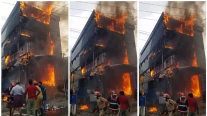 Fire : ഇടപ്പള്ളിയിൽ നാല് നില കെട്ടിടത്തിൽ വൻ തീപ്പിടുത്തം