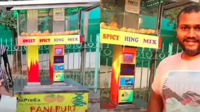 Contactless Golgappa Machine : गंदगी की दिक्कत दूर, कोड स्कैन कराए और मजे लें, वीडियो हुआ वायरल