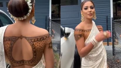 Viral Video : മെഹന്ദി കൊണ്ട് ബ്ലൗസുമായി യുവതി; വൈറലായി വീഡിയോ