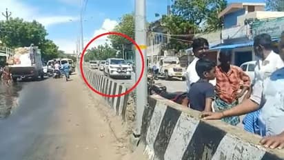 ஸ்டாலின் வரும் நேரம்… மக்கள் மறியல்... காரை ரிவர்ஸ் எடுத்து ஓட்டம் பிடித்த பெண் அமைச்சர்… வைரல் வீடியோ...