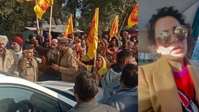 காரை சுற்றிவளைத்த விவசாயிகள்.. உயிரை கையில் பிடித்து தப்பிய கங்கனா.. வச்சி செய்த சீக்கியர்கள்.