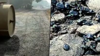 Uttar Pradesh Election 2022: Embarrassment for BJP as coconuts didn't break but road did in Bijnor
