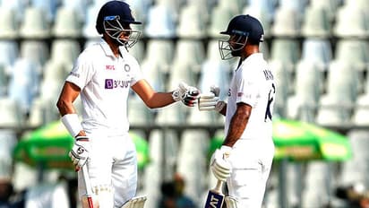 IND vs NZ : മായങ്കിന് ഫിഫ്റ്റി, അക്സര് വെടിക്കെട്ട്, മുംബൈ ടെസ്റ്റില് കിവീസിന് 540 റണ്സ് വിജയലക്ഷ്യം