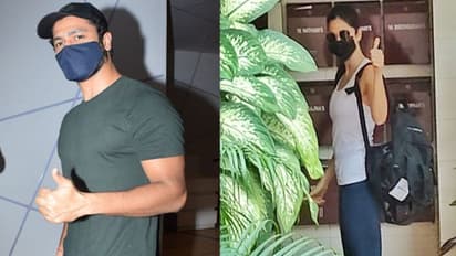 Katrina-Vicky Spotted: শেষ মুহূর্তের প্রস্তুতিতে হবু দম্পতি, কাজের ফাঁকেই ফ্রেমবন্দি ক্যাট-ভিকি