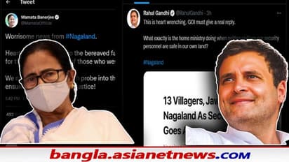 Nagaland: সেনার গুলিতে গ্রামবাসীদের মৃত্যুতে তদন্তের দাবি মমতার, কেন্দ্রের কাছে ‘জবাব’ চাইল রাহুল
