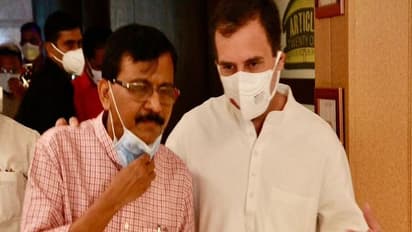 राहुल गांधी से मिले शिवसेना सांसद संजय राउत, कहा-कांग्रेस नहीं तो बीजेपी के खिलाफ किसी फ्रंट का मतलब नहीं