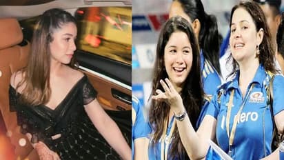 Sara Tendulkar: மாடலிங் விளம்பரத்திற்காக.. குட்டையான டைட் உடையில்.. போஸ் கொடுத்த சச்சின் மகள் சாரா! வீடியோ..