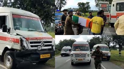 Helicopter Crash: ബിപിൻ റാവത്ത് അടക്കമുള്ളവരുടെ മൃതദേഹങ്ങൾ വഹിച്ചുള്ള വാഹനവ്യൂഹം രണ്ട് തവണ അപകടത്തിൽപ്പെട്ടു