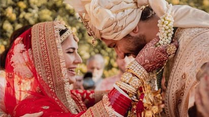 Katrina Kaif ने Vicky Kaushal के लिए सुहाग के जोड़े लाल दुपट्टे को दिया पंजाबी टच, इसलिए है खास