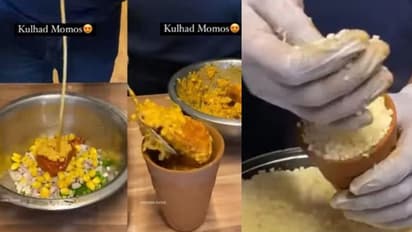 Food Video : മണ്‍ഗ്ലാസില്‍ തയ്യാറാക്കുന്ന മോമോസ്; ചോദ്യവുമായി സൈബര്‍ ലോകം