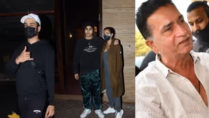 Spotted:  Katrina Kaif's brother-in-law Sunny Kaushal, Sham Kaushal, Malaika Arora in Mumbai