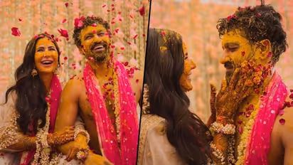 Katrina Kaif, Vicky Kaushal's Haldi pictures out: Awww moments of Mr, Mrs Kaushal (Inside pictures)