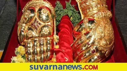 Gold Hands To Thimmappa: ಅನಾಮಧೇಯ ಭಕ್ತನಿಂದ ತಿರುಪತಿ ವೆಂಕಟರಣನಿಗೆ ಚಿನ್ನದ ಕೈ ಕಾಣಿಕೆ