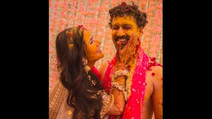 Katrina Kaif Mehandi: ಅರಶಿನ ಶಾಸ್ತ್ರದ ಫೋಟೋಸ್ ವೈರಲ್