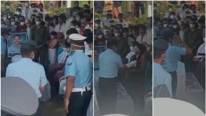 പ്രിയപ്പെട്ടവന്‍റെ യൂണിഫോം നെഞ്ചോട് ചേര്‍ത്ത് ശ്രീലക്ഷ്മി; പ്രദീപിനെ പുതപ്പിച്ച ദേശീയപതാകയും നല്‍കി സൈന്യം