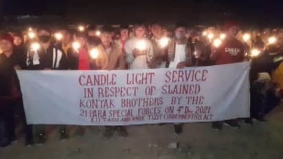 Amit shah : 'അമിത് ഷാ മാപ്പ് പറയണം, അഫ്പ്സ പിന്വലിക്കണം'; നാഗാലാന്ഡില് പ്രതിഷേധം