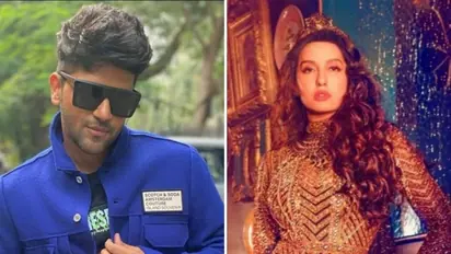 Nora Fatehi, Guru Randhawa spotted in Goa on a beach; fans ask if they are dating