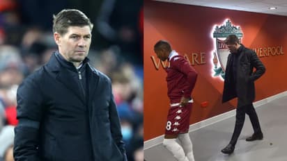 Steven Gerrard : മറക്കാന് പറ്റുവോ! ആസ്റ്റണ് വില്ല പരിശീലകനായെത്തിയ ജെറാര്ഡിന് ആന്ഫീല്ഡില് ആദരം- വീഡിയോ