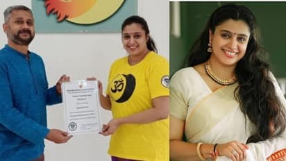 samyuktha varma : അഷ്ടാംഗ യോഗ ടീച്ചേഴ്സ് ട്രെയ്നിങ് സർട്ടിഫിക്കറ്റ് നേടി സംയുക്ത; വേറെ ലെവലെന്ന് ആരാധകർ