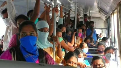 Panic button: அடி தூள்.. பேருந்தில் இனி பெண்ணை தொட்ட நீ கெட்ட.. 2100 பஸ்சில் அபாய ஒலி எழுப்பும் பட்டன்.