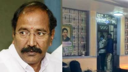 Trouble mounting for ex-AIADMK minister P Thangamani as DVAC raids his residence, office; searches 60 places
