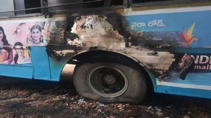 TSRTC: ములుగు జిల్లాలో అర్ధరాత్రి ఆర్టిసి బస్సు దగ్దం... మావోయిస్టుల పనేనా?