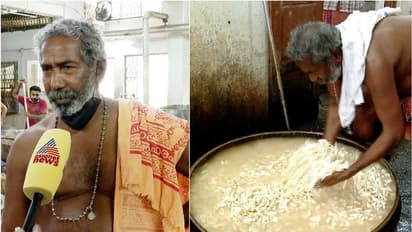 Sabarimala Food : സന്നിധാനത്തെ രുചിക്കൂട്ട്,  ​ഗോപിനാഥൻ പിള്ളയുടെ  പാചകത്തിന് മുപ്പത് വ‍ർഷം