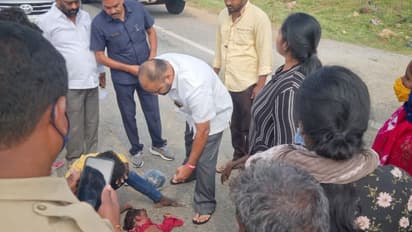 Nalgonda Road Accident: గేదె అడ్డురావడంతో అదుపుతప్పిన బైక్.. ఇద్దరు చిన్నారులు మృతి..