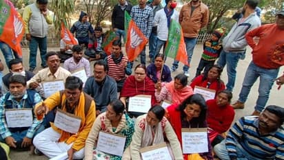 Saheb Bandh Corruption: এশিয়ানেট নিউজ বাংলার খবর হাতিয়ার, আন্দোলনে পুরুলিয়ার বিজেপি