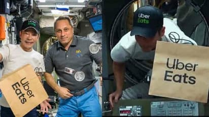 Uber eats in space : ബീഫ് ബൗൾ, അയല, ചിക്കൻ, പന്നിയിറച്ചി; ബഹിരാകാശത്തേക്ക് ഭക്ഷണവുമായി ഊബർ ഈറ്റ്സ്