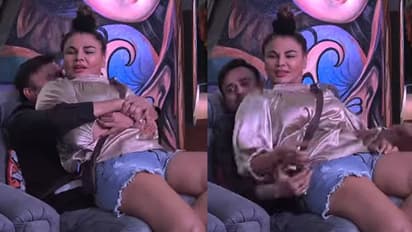 Bigg Boss 15 Updates: पति की गोद में बैठ सरेआम रोमांस करने लगी Rakhi Sawant तो सकपका गए सभी, ऐसा था रिएक्शन