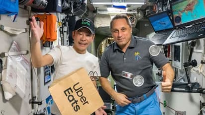 Uber Eats ने स्पेस पर की पहली फूड डिलीवरी, साढ़े 8 घंटे में 248 मील का सफर कर पहुंचाया जापानी खाना