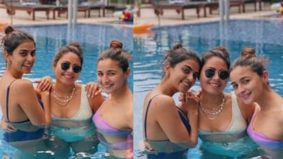 Alia Bhatt : করোনা বিতর্ককে বুড়ো আঙুল, বিকিনিতে সুইমিংপুলে Superhot আলিয়া