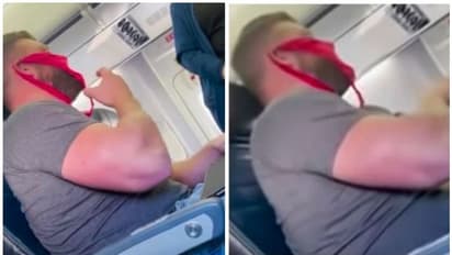 viral video : ചുവന്ന അടിവസ്ത്രം മാസ്ക്കാക്കി; യുവാവിനെ വിമാനത്തിൽ നിന്ന് പുറത്താക്കി